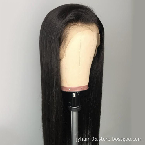 Hd Virgin Brazilian Human Hair Lace Front Wig Straight Raw Brazilian Human Hair Wigs For Black Women,Front Lace Wig Human Hair